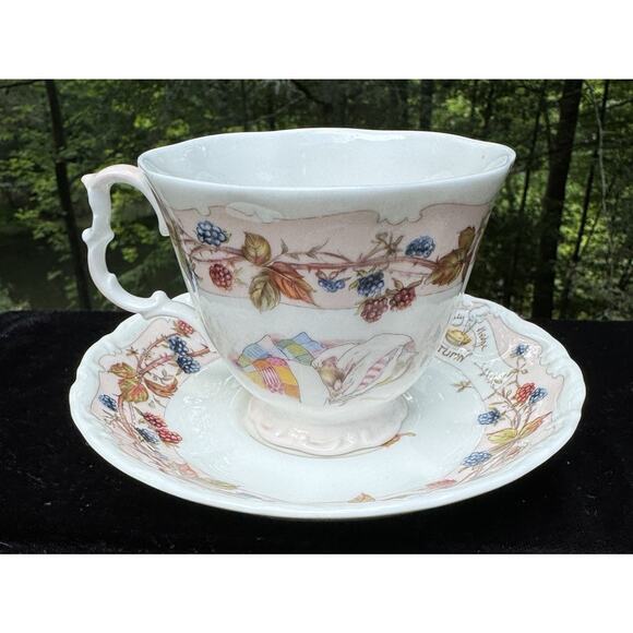 Rare 1983 Royal Doulton Brambly Hedge Autumn Tea Cup & Saucer Set -A89 - Picture 5 of 16